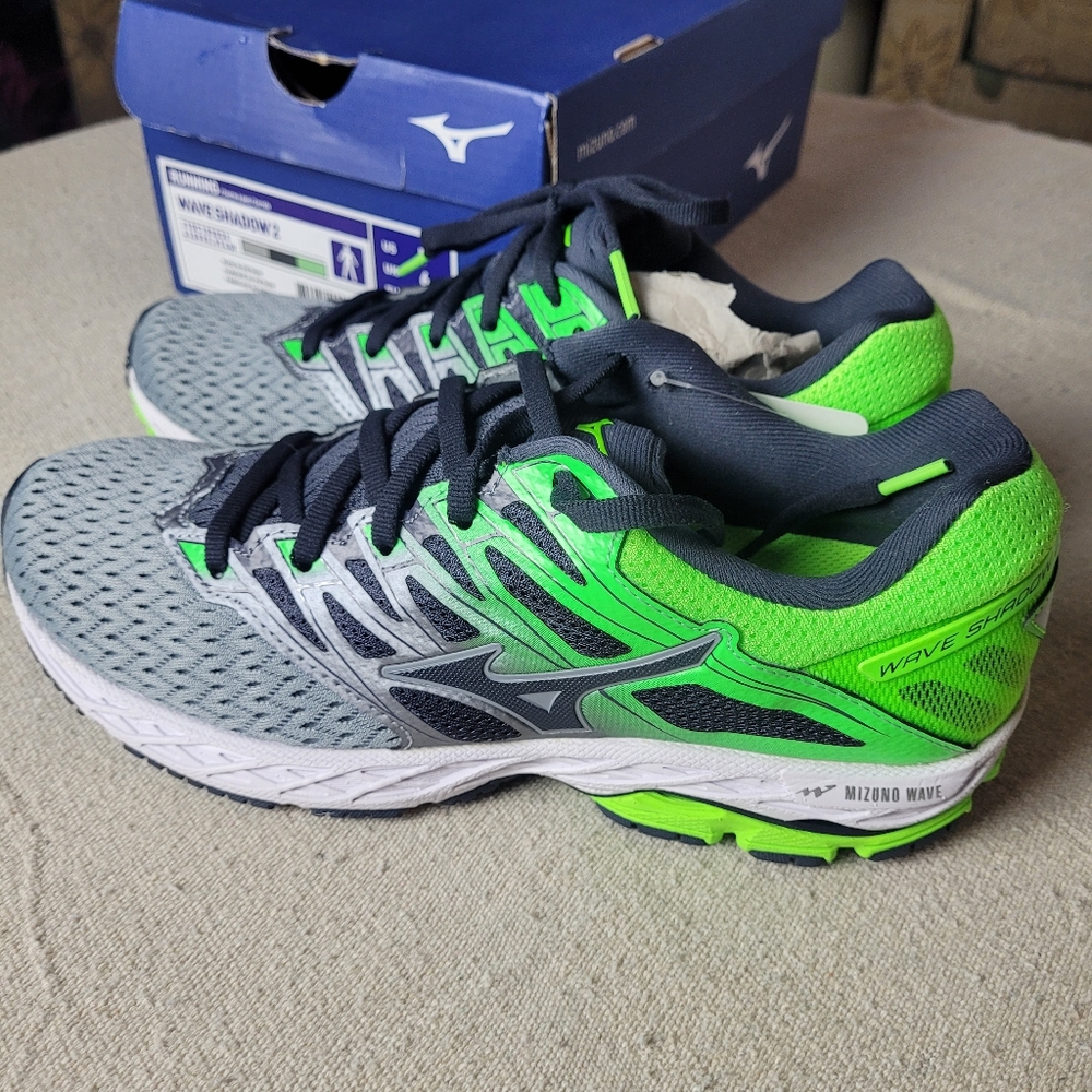 Mizuno Men's Wave Shadow 2 , Trade Winds/Green Gecko, Mens Sz 7…BRAND NEW IN BOX